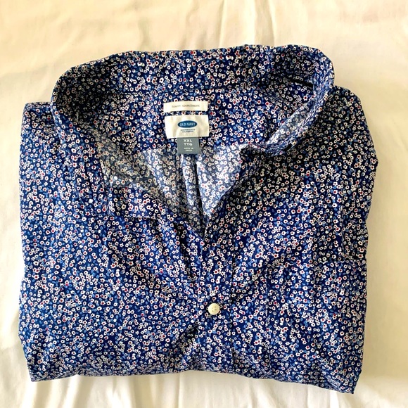 Floral Button Down Shirt - XXL - Old Navy - Picture 1 of 5